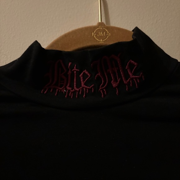 Dollskill Halloween “Bite Me” Long sleeve top - Picture 4 of 5